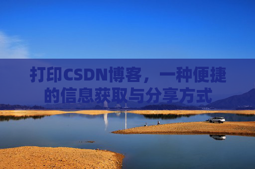打印CSDN博客，一种便捷的信息获取与分享方式